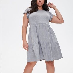Grey Tiered Dress